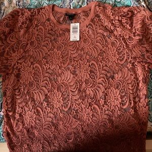 Lace t-shirt (Torrid) NWT